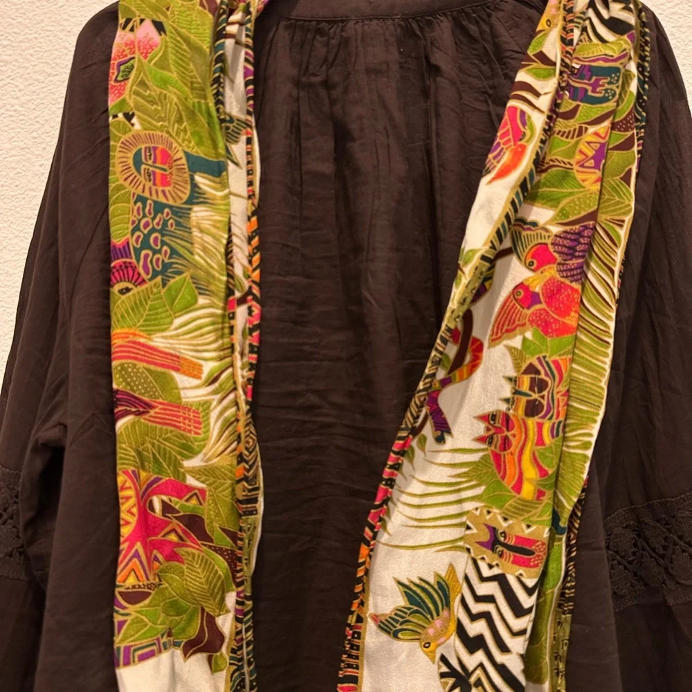 Colorful 48x10” Animal Print Scarf - Picture 10 of 16